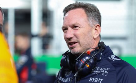Christian Horner podczas Grand Prix Las Vegas w 2023 r.