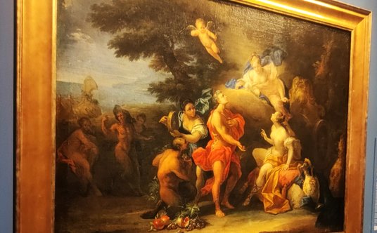 Odnaleziony obraz  „Bachus i Ariadna" przypisywany Louisowi de Baullogne’owi  z kolekcji Stanisława 