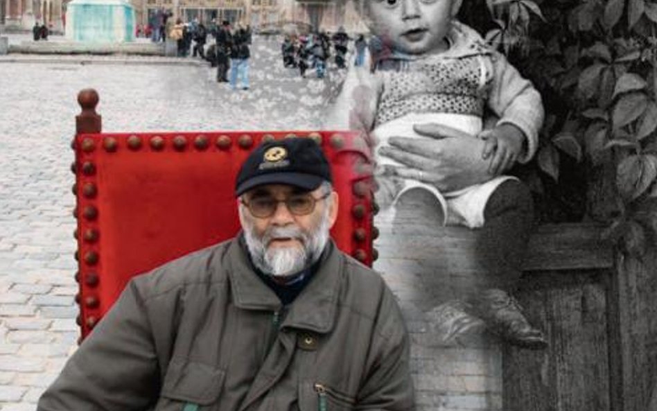 Piotr Sawicki junior, na fotelu oraz w objęciach mamy jako dziecko .