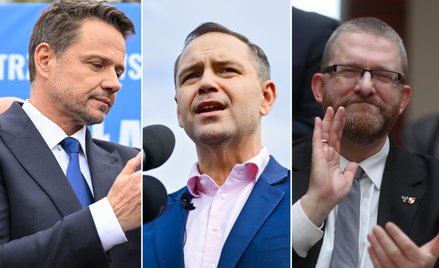 Rafał Trzaskowski, Karol Nawrocki i Grzegorz Braun
