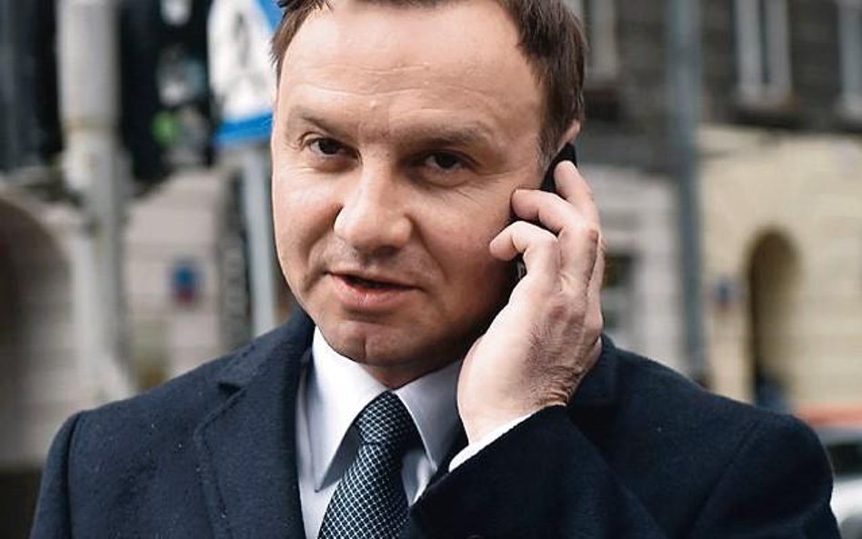 Z rosyjskimi komikami Andrzej Duda rozmawiał w poniedziałek