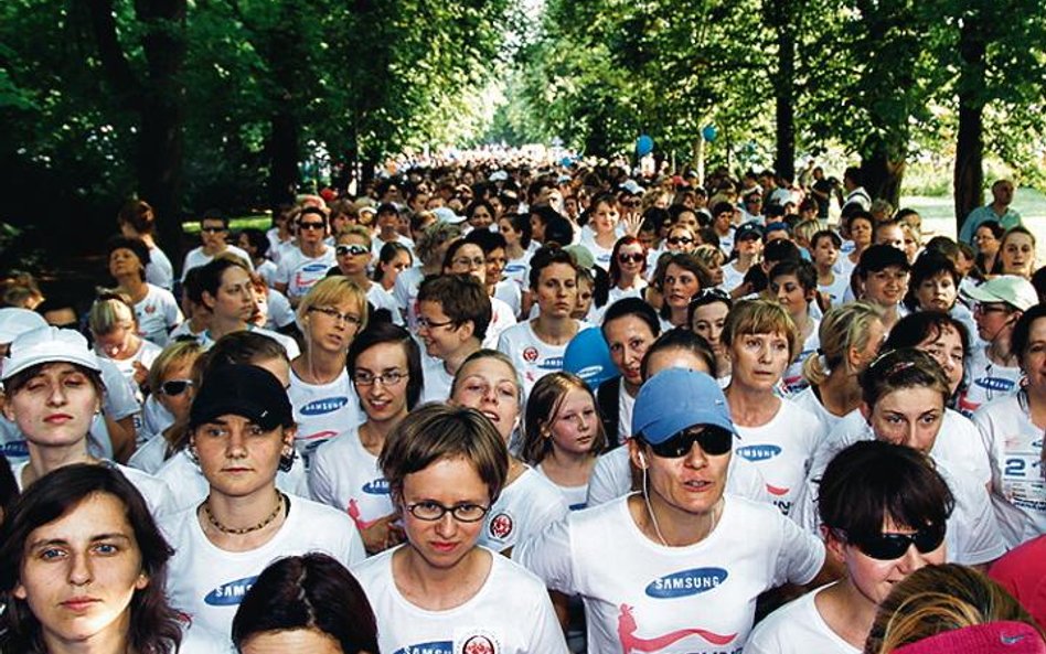 W I biegu Samsung Irena Woman’s Run wystartowało w parku Agrykola 1700 kobiet. W tym roku organizato