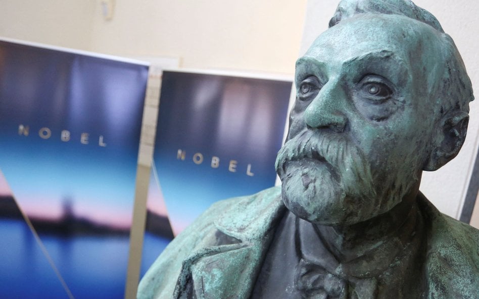 Popiersie Alfreda  Nobla  na Forum  Noblowskim  w Sztokholmie