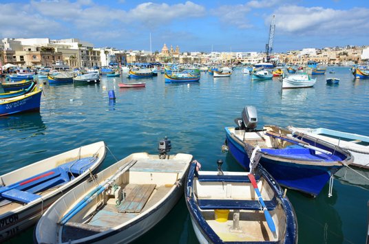 Rybacka osada Marsaxlokk