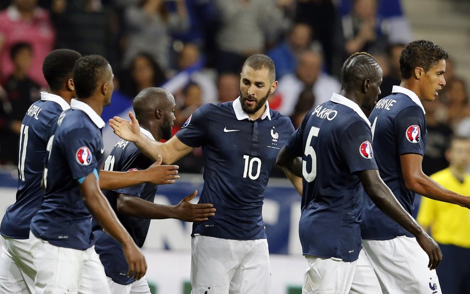 Karim Benzema z reprezentacją Francji.