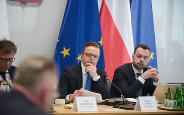 Dariusz Joński w czasie posiedzenia sejmowej komisji śledczej