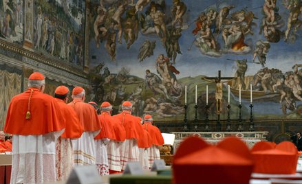 Kardynałowie w Kaplicy Sykstyńskiej