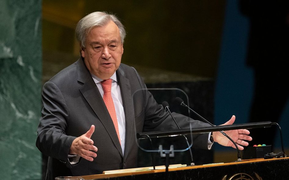 Antonio Guterres poinformował, że w celu zażegnania kryzysu we wrześniu w ONZ wprowadzone zostały na