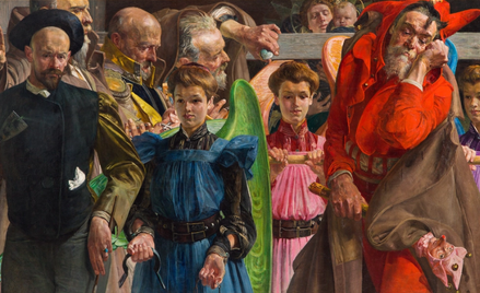 Obraz "Rzeczywistość" autorstwa Jacka Malczewskiego