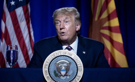 W spocie wyborczym Donalda Trumpa pokazano radziecki sprzęt wojskowy