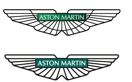 Ten na dole to nowy logotyp Astona Martina