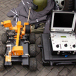 Rosyjski robot policyjny do rozminowywania "Waran" używany do szukania i rozbrajania ładunków wybuch