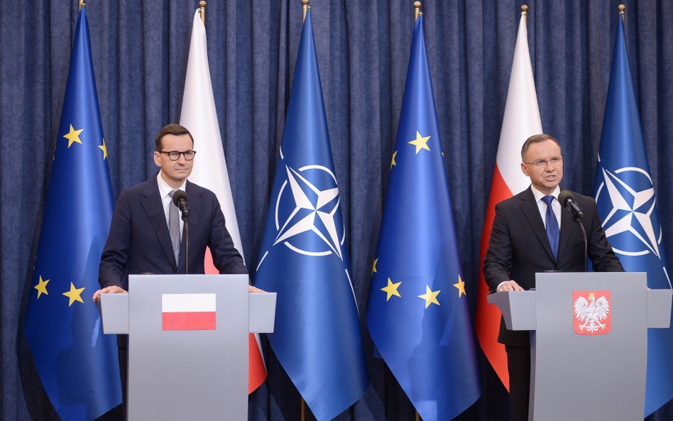 Andrzej Duda i Mateusz Morawiecki