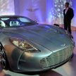 Aston Martin One-77, prezentowany podczas otwarcia nowego salonu w Bombaju