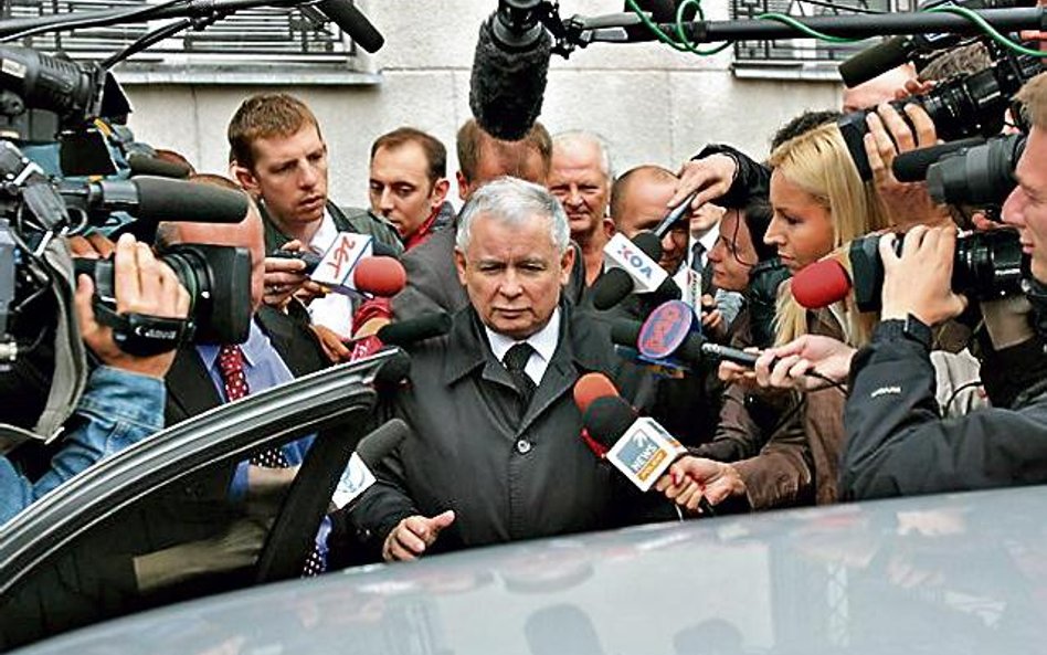 Jarosław Kaczyński zeznawał wczoraj w charakterze świadka