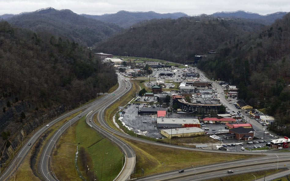 Litowy skarb w Appalachach. Złoża mogą zmienić układ sił na światowym rynku. Na zdjęciu miasto Pikev