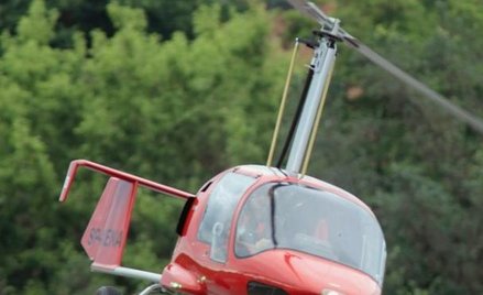 Z dwuosobowego wiatrakowca strażacy mogą m.in. obserwować tereny zagrożone powodzią