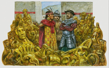 By odzyskać wolność, Atahualpa gotów był wypełnić złotem po brzegi komnatę, w której był więziony. M