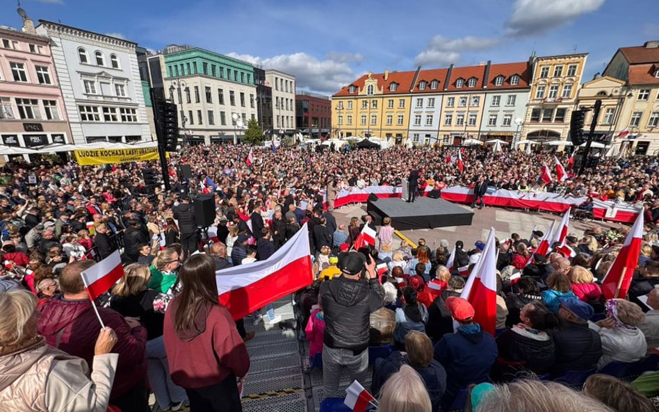 Wiec Rafała Trzaskowskiego w Bydgoszczy