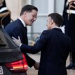 Mark Rutte i Emmanuel Macron