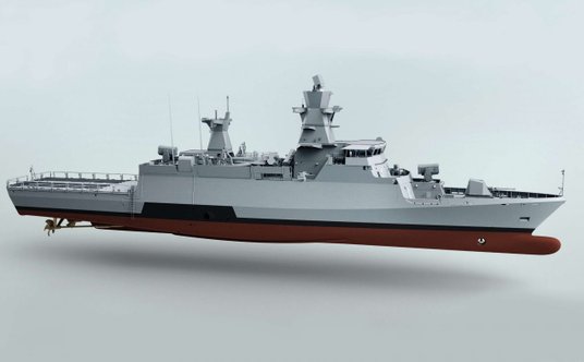 Model korwety K130 drugiej transzy.