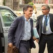 Euclid Tsakalotos, nowy minister finansów Grecji na spotkaniu w Brukseli