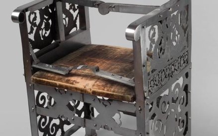 Trickowe krzesło Niemcy, II połowa XVI wieku żelazo