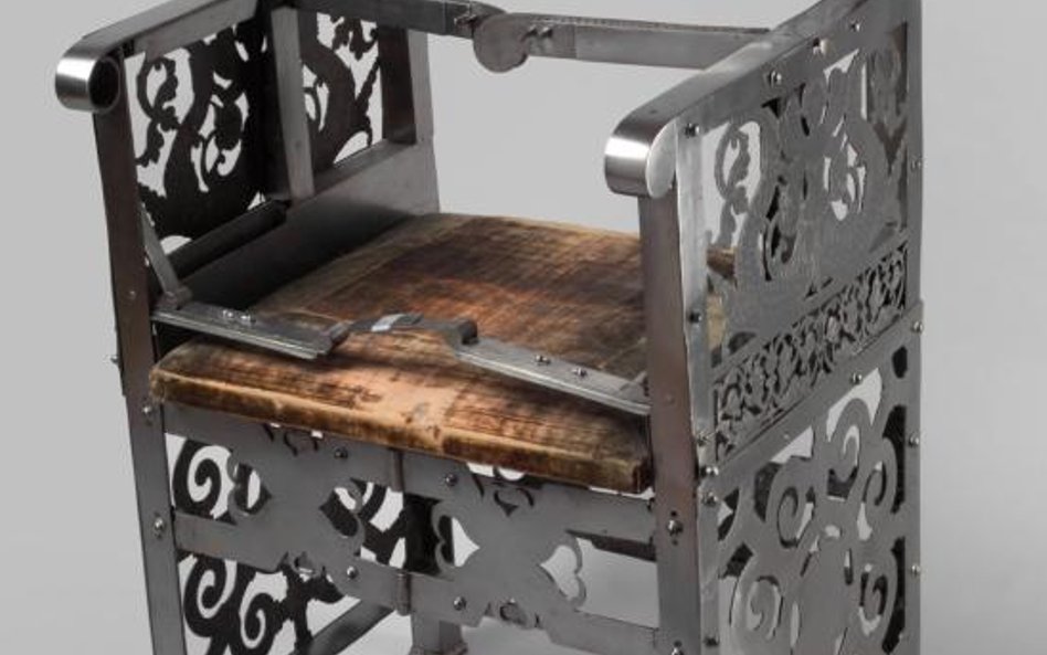 Trickowe krzesło Niemcy, II połowa XVI wieku żelazo