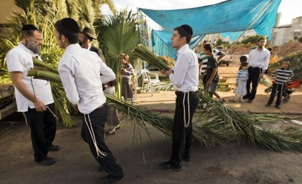 Święto Namiotów na ulicach Jerozolimy