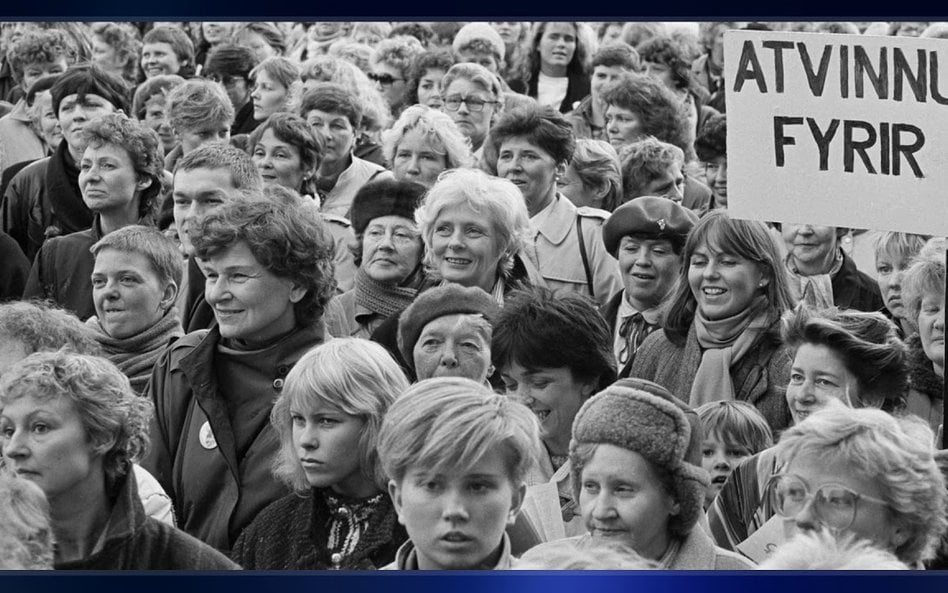 Islandia, strajk kobiet 1975