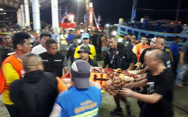 Wypadek statku w Tajlandii - utonęło co najmniej 21 turystów