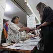 Wybory parlamentarne w Armenii. Lokal wyborczy w Erywaniu.