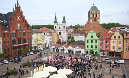 Kampania wyborcza w Chojnicach, 24 kwietnia