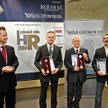 (Od lewej) Piotr Wielgomas z Bigramu wraz z Michałem Bonim, Aleksym Pocztowskim i Wojciechem Staruch