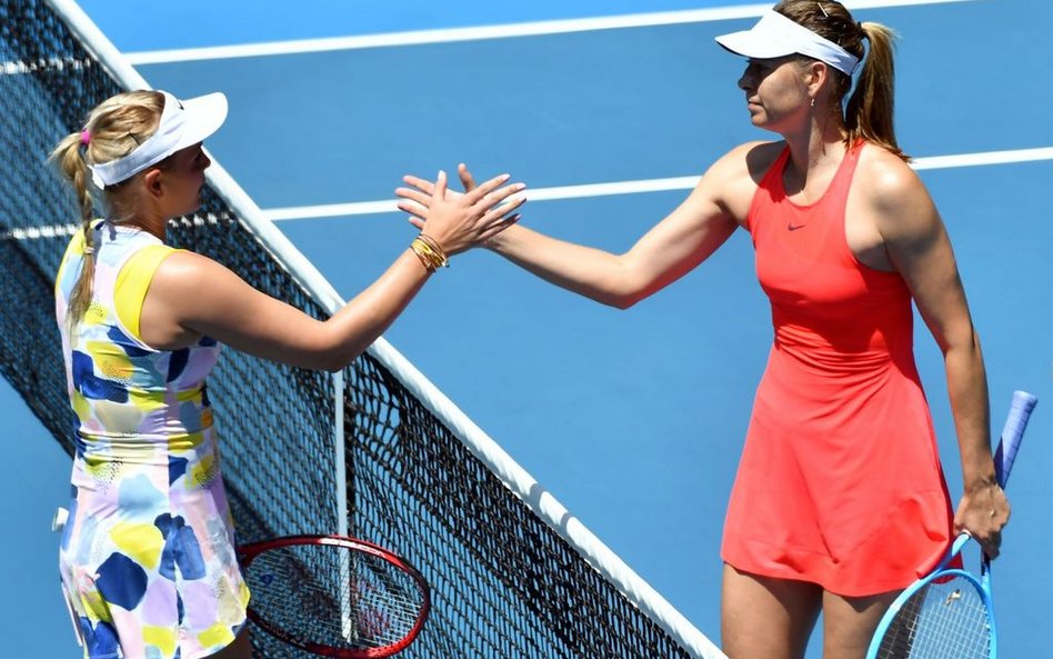Australian Open: Szarapowa już poza turniejem. Nadal gra dalej