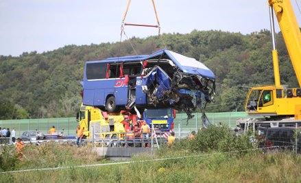 Polski autokar, który rozbił się w Chorwacji