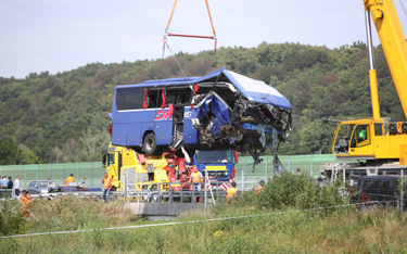 Polski autokar, który rozbił się w Chorwacji
