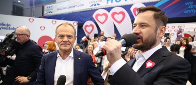 Donald Tusk i Aleksander Miszalski