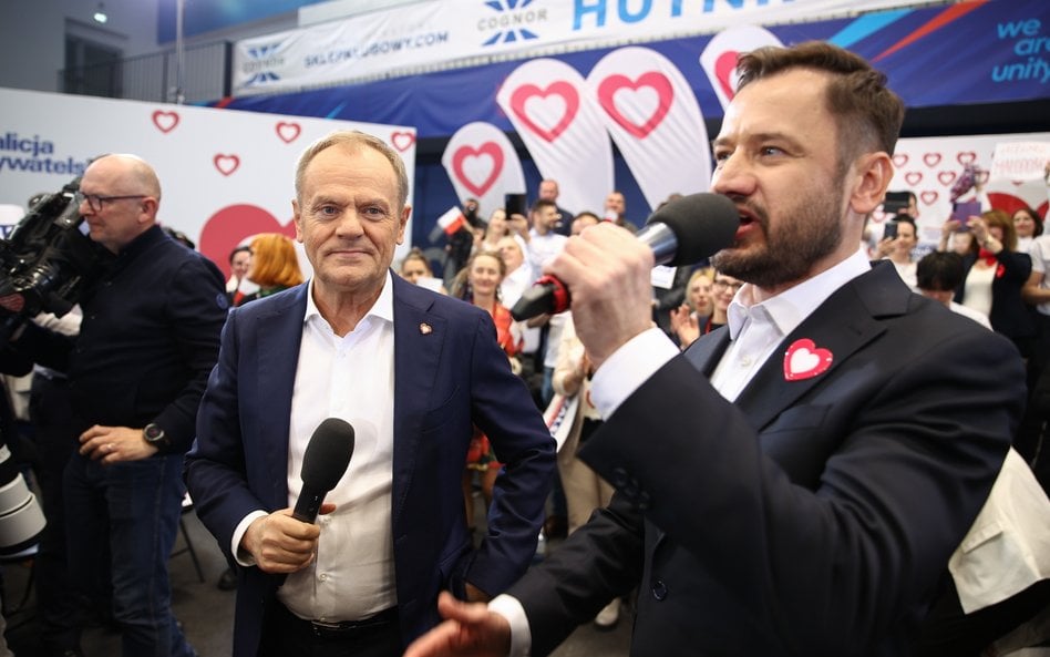 Donald Tusk i Aleksander Miszalski