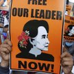 W stolicy kraju Naypyidaw manifestanci żądają uwolnienia Aung San Suu Ky