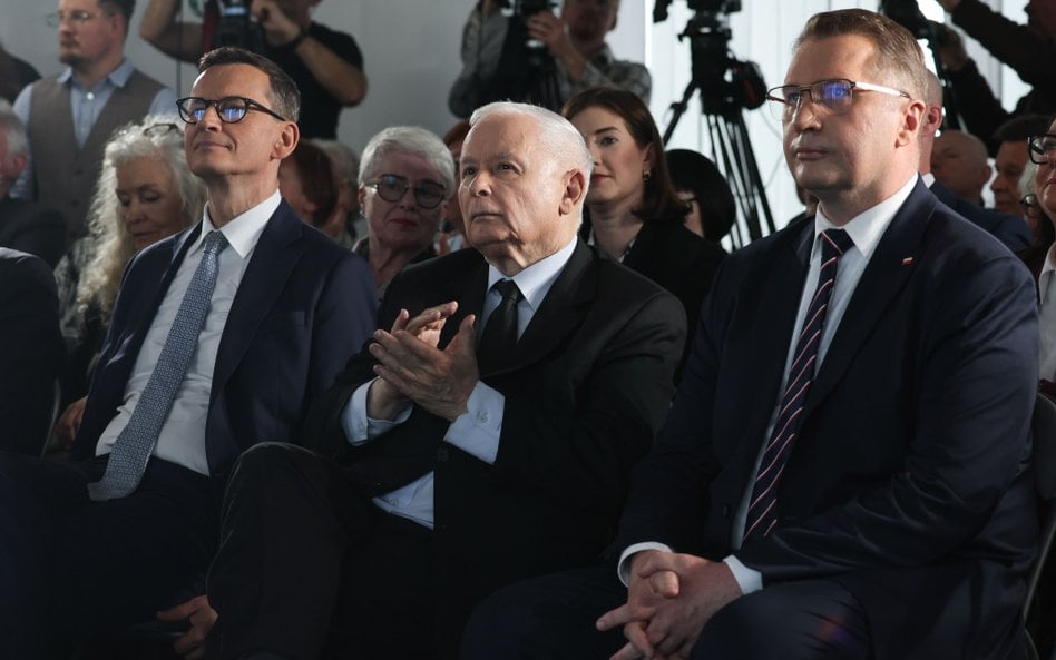 Mateusz Morawiecki, Jarosław Kaczyński i Przemysław Czarnek