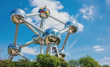 Na stołeczny region Brukseli (na zdjęciu Atomium) przypada tylko 2 proc. wymiany towarowej z Polską.
