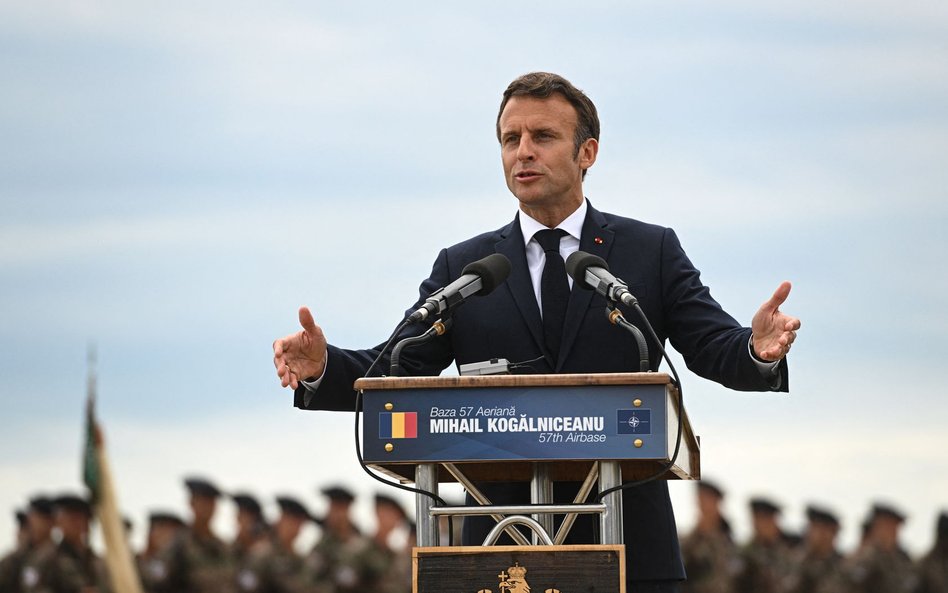 Emmanuel Macron z wizytą w Rumunii