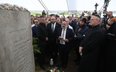 Naczelny rabin Polski Michael Schudrich podczas uroczystości w Jedwabnem