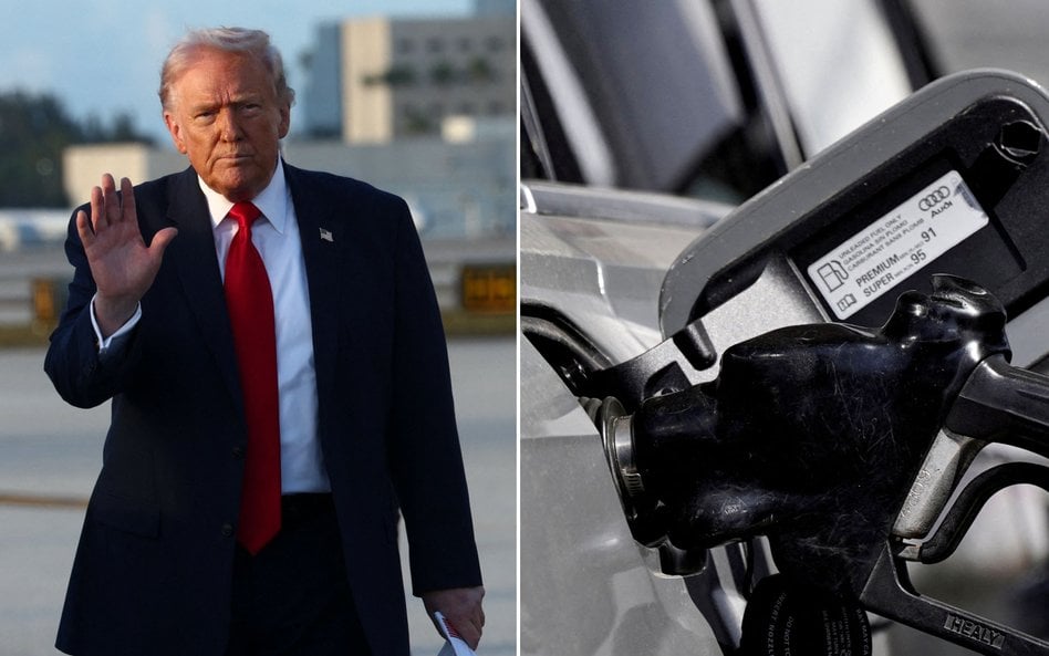 Donald Trump zapewnia, że po zakończeniu wojny cena ropy szybko spadnie