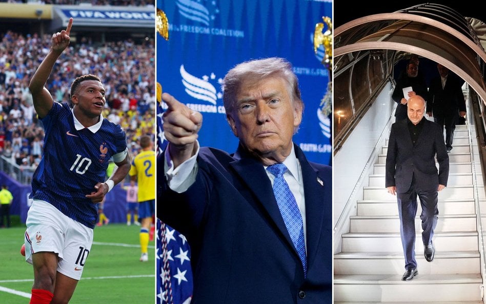 Kylian Mbappe strzelił na trwającym mundialu już 6 goli; Donald Trump opublikował oświadczenie mająt