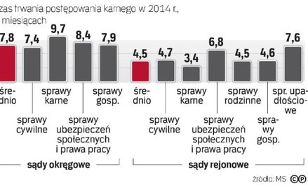 Procesy przed sądem zamiast przyspieszyć, spowolniały albo stanęły w miejscu. Rezultatów reform nie 