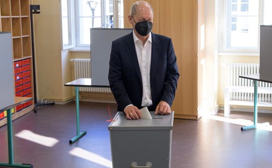 Olaf Scholz, kandydat SPD