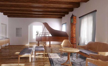 Żelazowa Wola, salon muzyczny, otwarcie Muzeum Chopina w nowej aranżacji w niedzielę. Tego dnia wstę