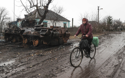 Zniszczony rosyjski sprzęt wojskowy w obwodzie czernihowskim